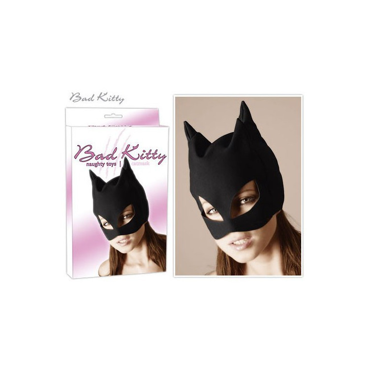 Masque de CatWoman noir Bad Kitty
