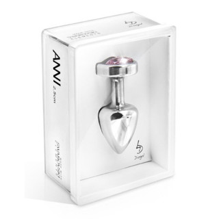 Rosebud cristal swarovsky en forme de coeur