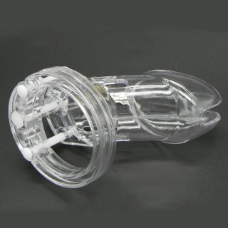 Cage à penis en plastique cristal
