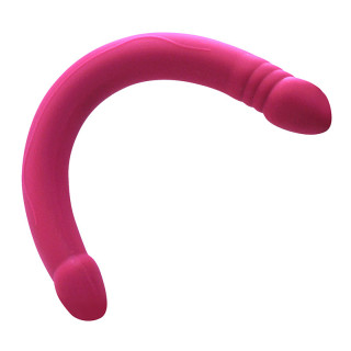 Double gode couleur chair 34cm