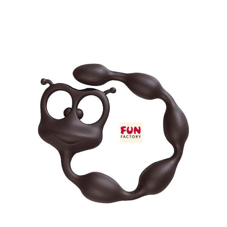 Flexi Felix noir (chaîne anale souple) - Fun Factory