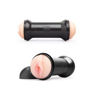Masturbateur Double Pumped Black Anal et Vaginal