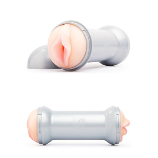 Masturbateur Double Pumped métal Vaginal et Oral