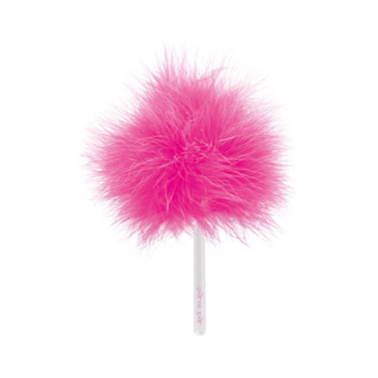 Plumeau en plumes roses - Caresse me