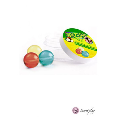 Boules brésiliennes parfumées (bleue, rouge, blanc)