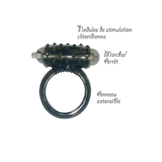 Cockring vibrant noir