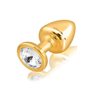 Plug anal Flamma doré Swarovski cristal