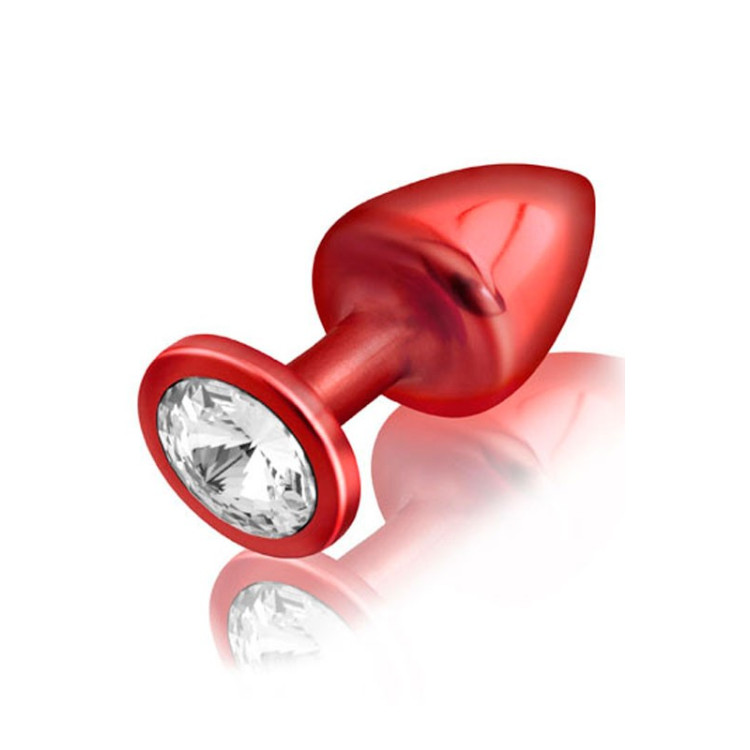 Plug anal Flamma rouge Swarovski cristal