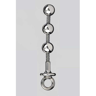 Chapelet anal 30mm, 3 boules