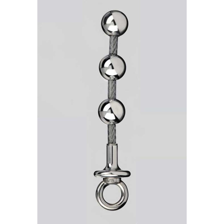 Chapelet anal 30mm, 3 boules