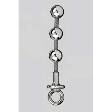 Chapelet anal 30mm, 3 boules