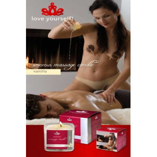 Bougie d’amour de massage Vanille