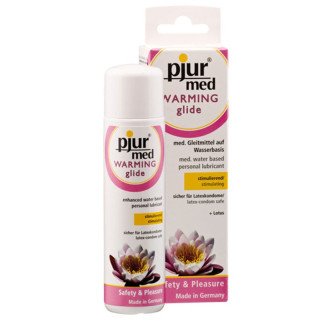 Pjur Med Warming Glide 100ml - Lubrifiant chauffant naturel