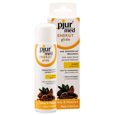 Pjur Med Energy Glide 100ml - Lubrifiant stimulant naturel