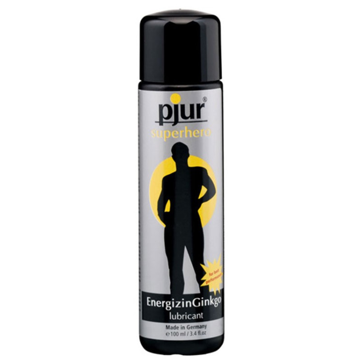 Pjur Superhero Ginkgo 100 ml - Lubrifiant stimulant pour homme