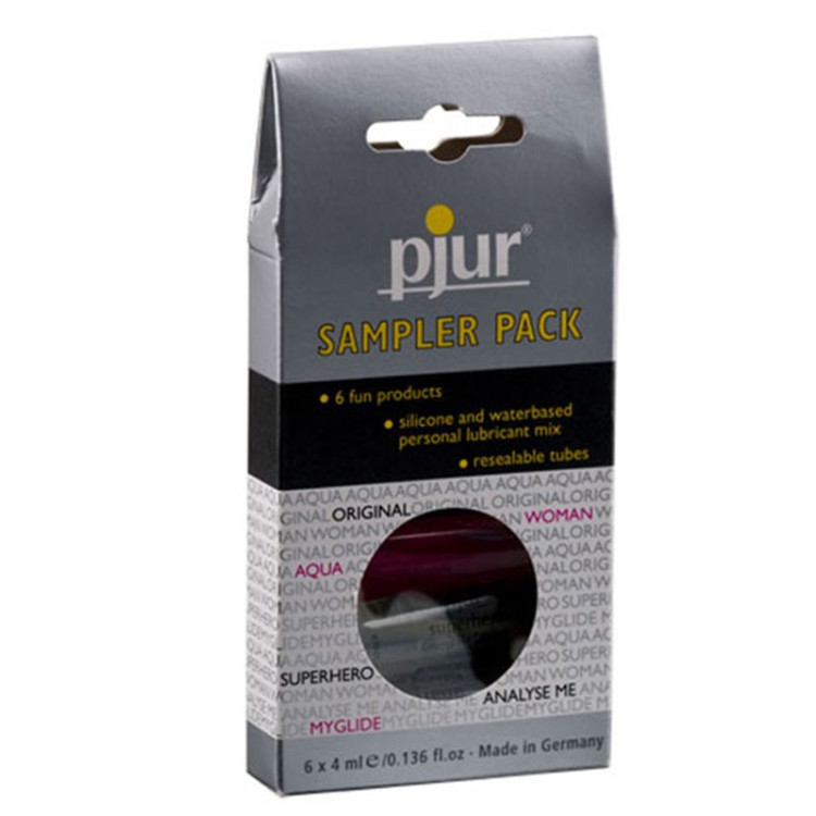 Pjur  6 échantillons réutilisables des best sellers - 4ml