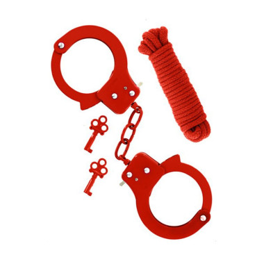 Coffret bondage rouge - Sex extra